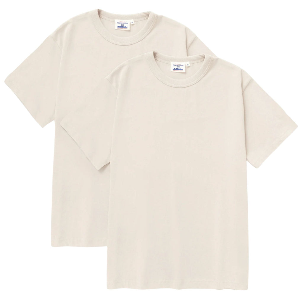 Power Goods 2 Pack Archive T-Shirt - Putty