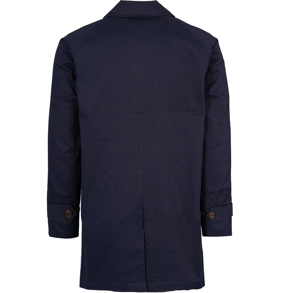 Real Hoxton Mac Coat - Navy