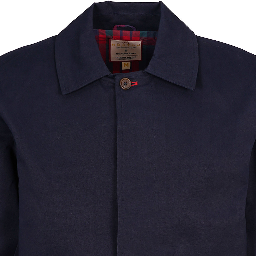 Real Hoxton Mac Coat - Navy
