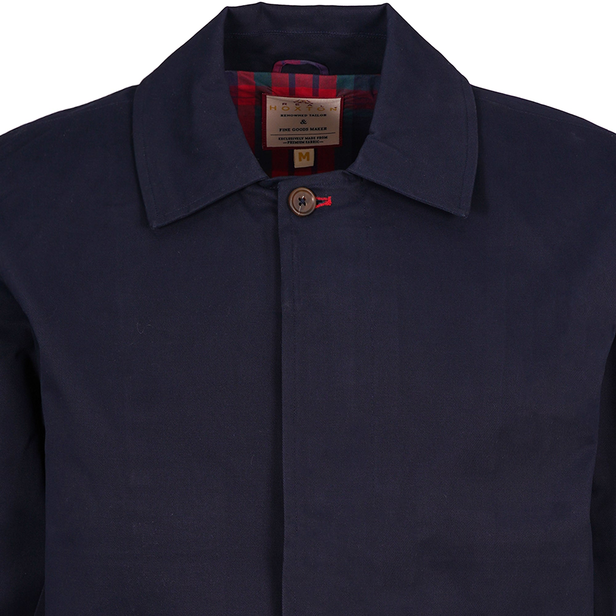 Real Hoxton Mac Coat - Navy