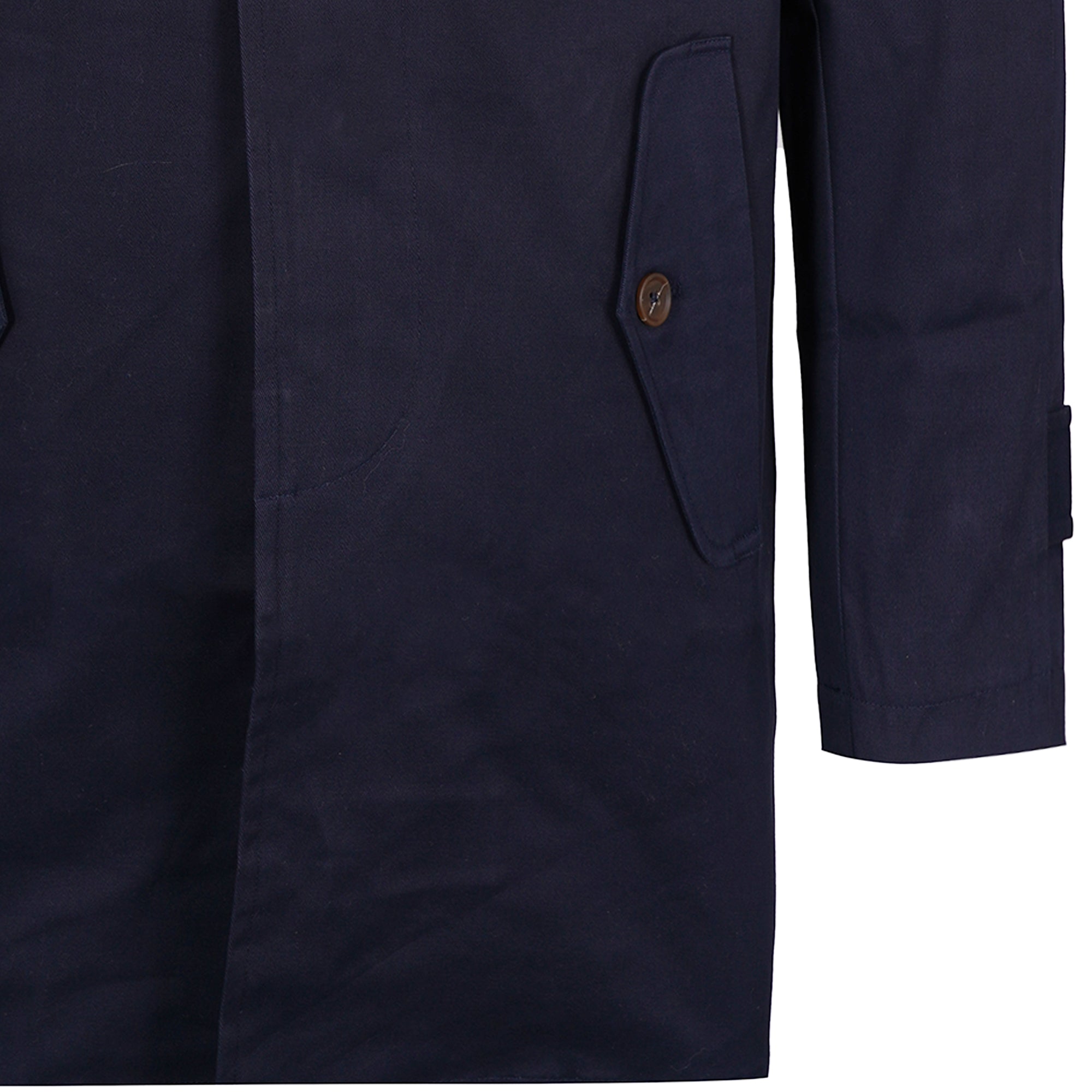 Real Hoxton Mac Coat - Navy