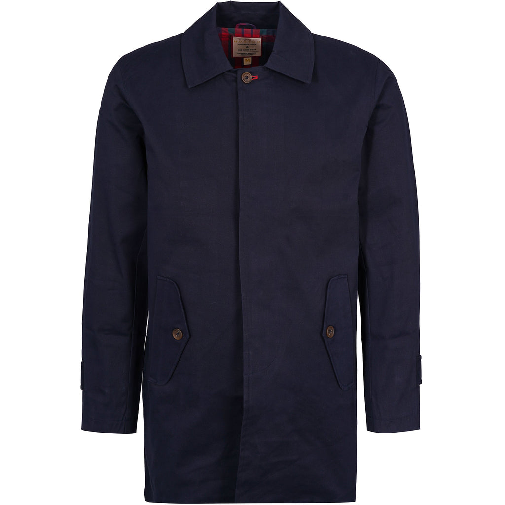 Real Hoxton Mac Coat - Navy