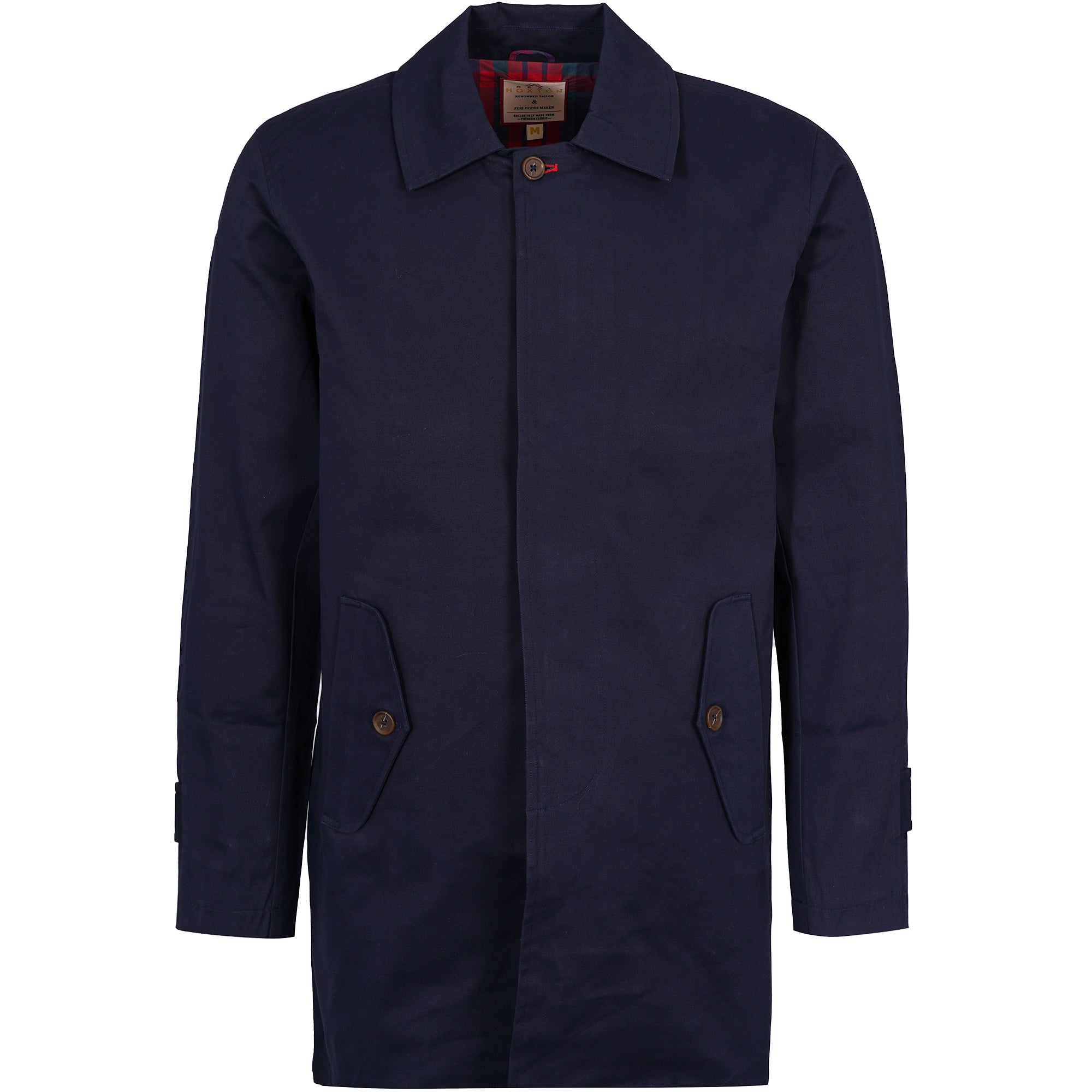 Real Hoxton Mac Coat - Navy