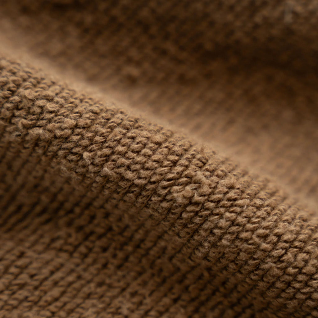 Wonder Looper Double Heavyweight Iron Mordant Foxfibre Pullover Crewneck - Brown