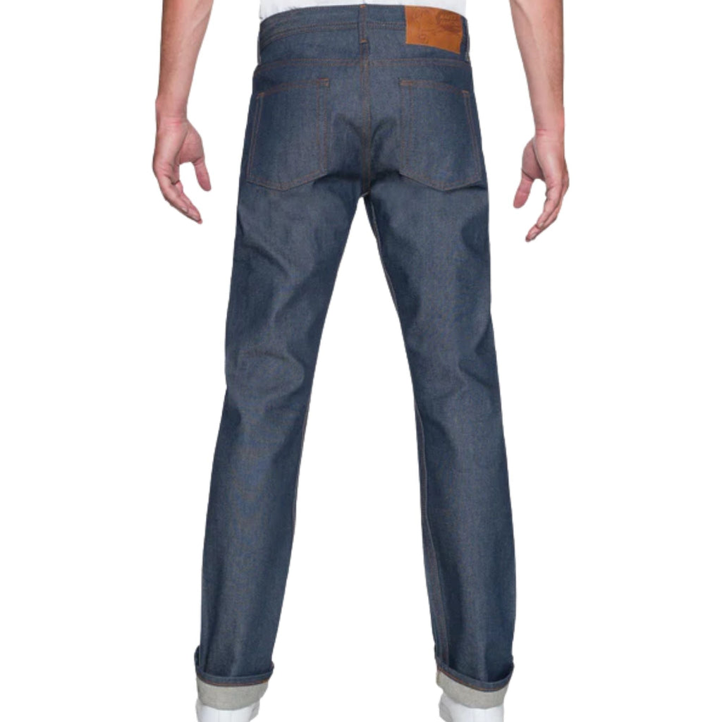 Naked and Famous Denim Weird Guy Natural Indigo Selvedge - Indigo
