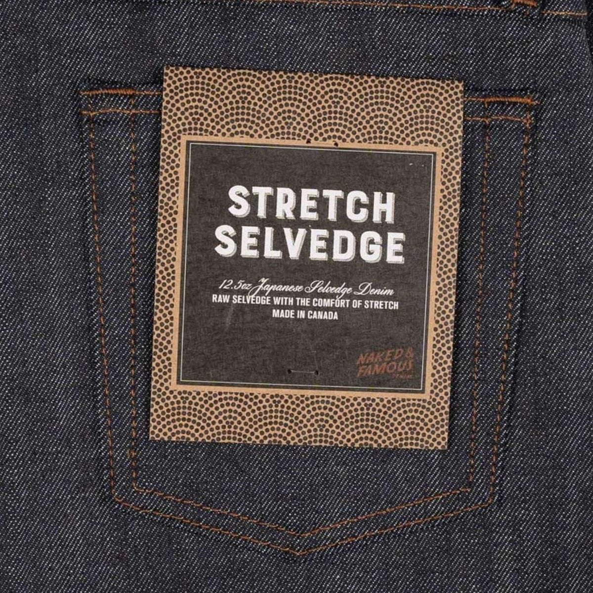 Naked and Famous Denim True Guy Stretch Selvedge - Indigo