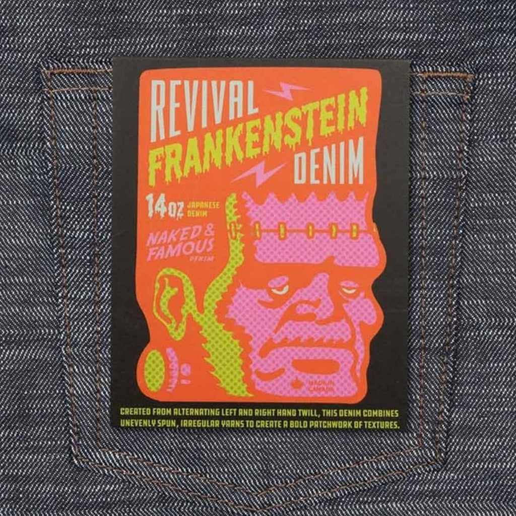 Naked and Famous Denim Weird Guy Revival Frankenstein Denim Jeans - Indigo