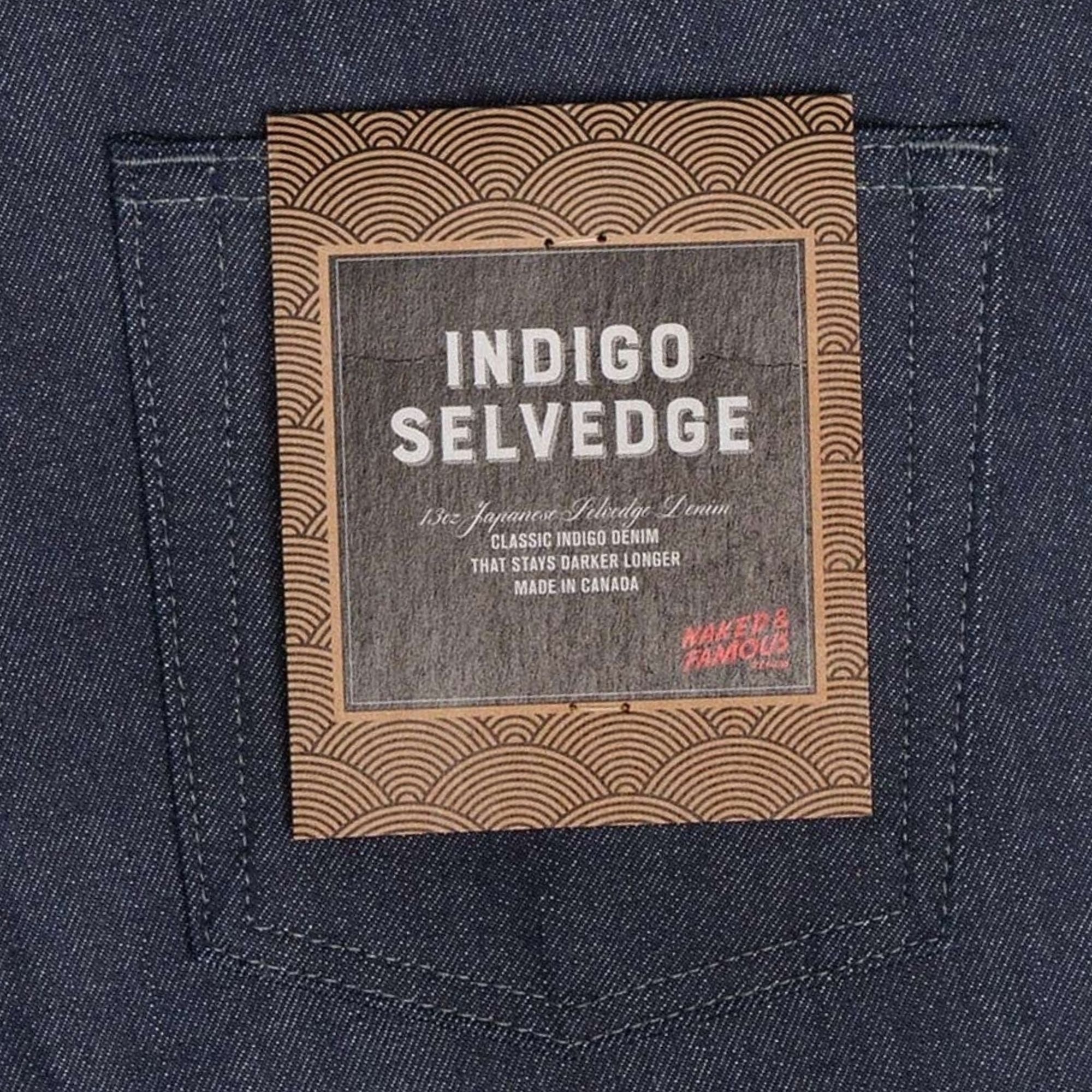 Naked and Famous Denim Easy Guy - Indigo Selvedge