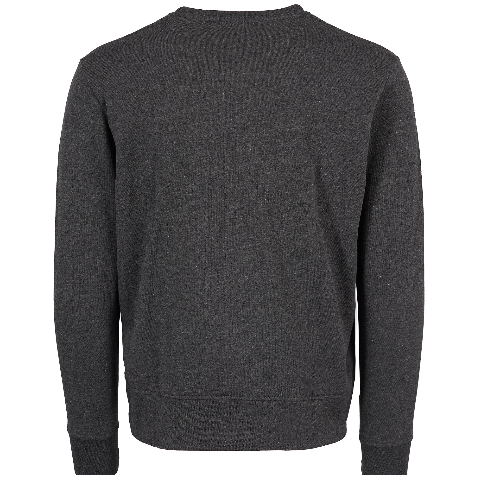 Real Hoxton Loopback Cotton Sweatshirt - Charcoal