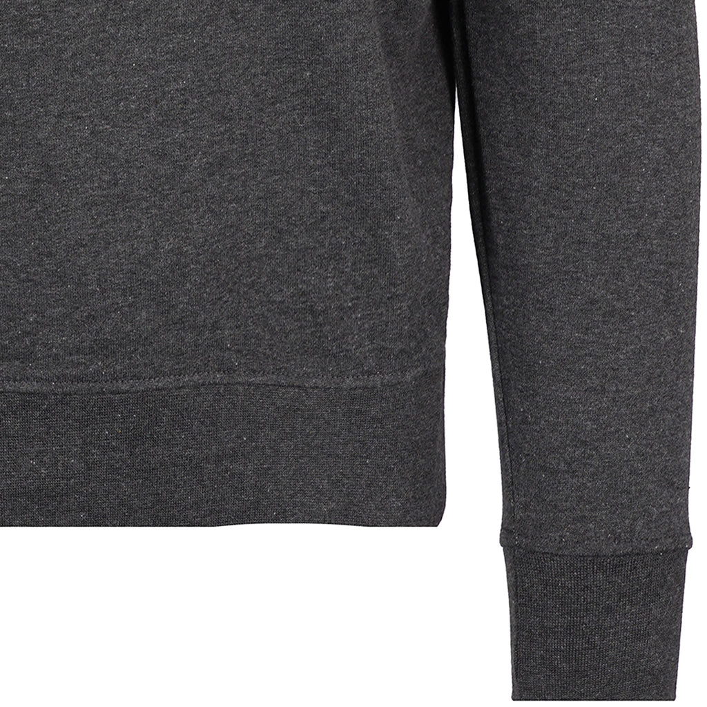 Real Hoxton Loopback Cotton Sweatshirt - Charcoal