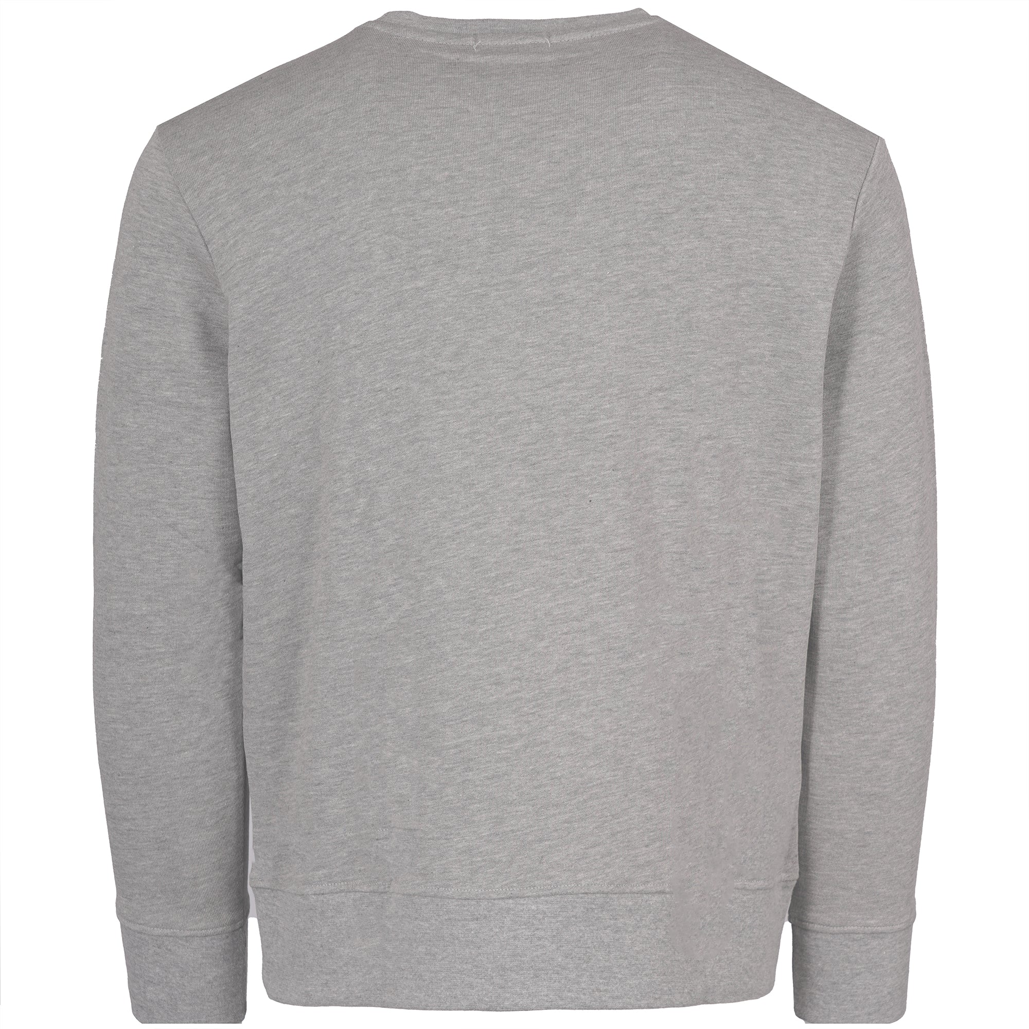 Real Hoxton Loopback Cotton Sweatshirt - Heather Grey