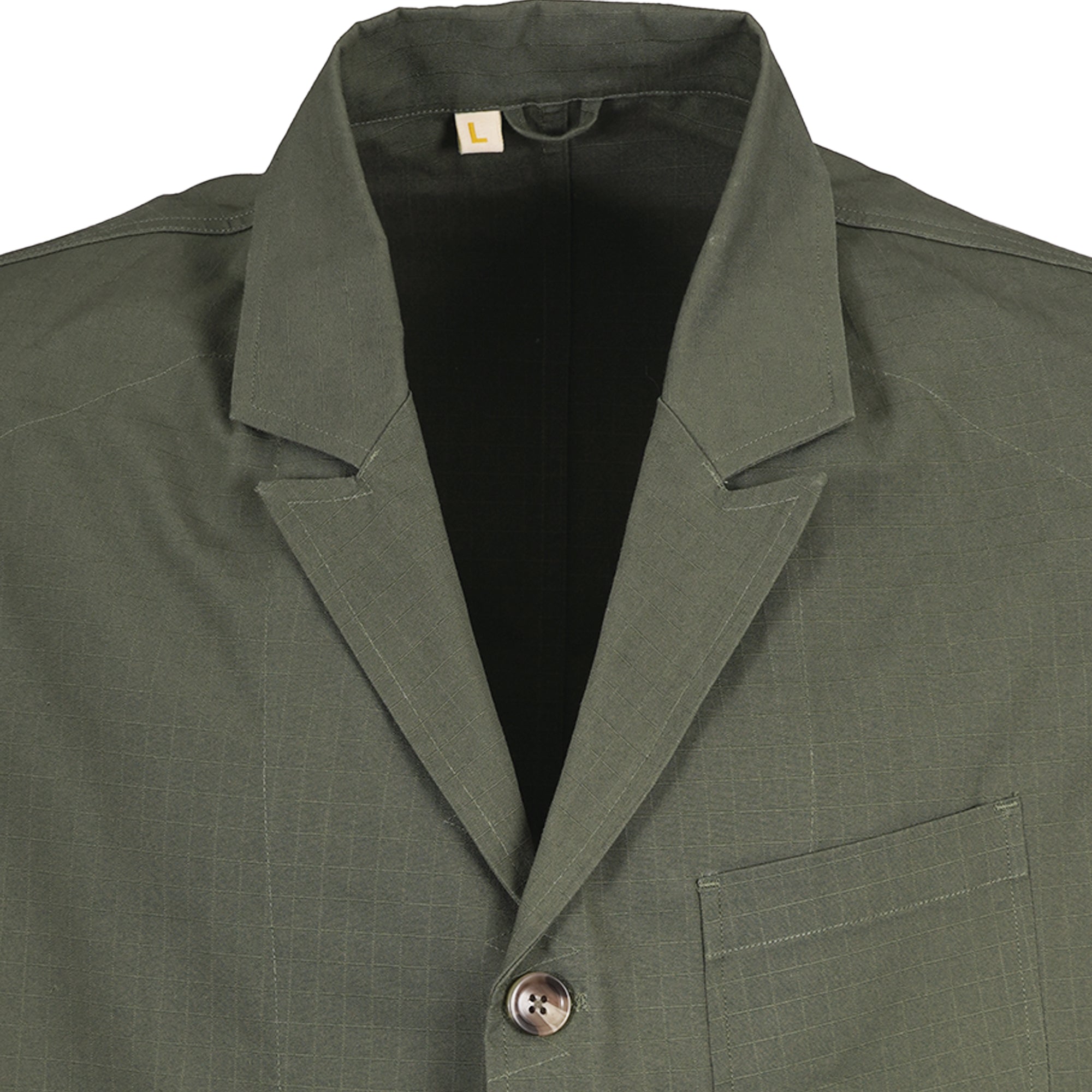 Real Hoxton Ripstop Engineer Jacket - Khaki Green