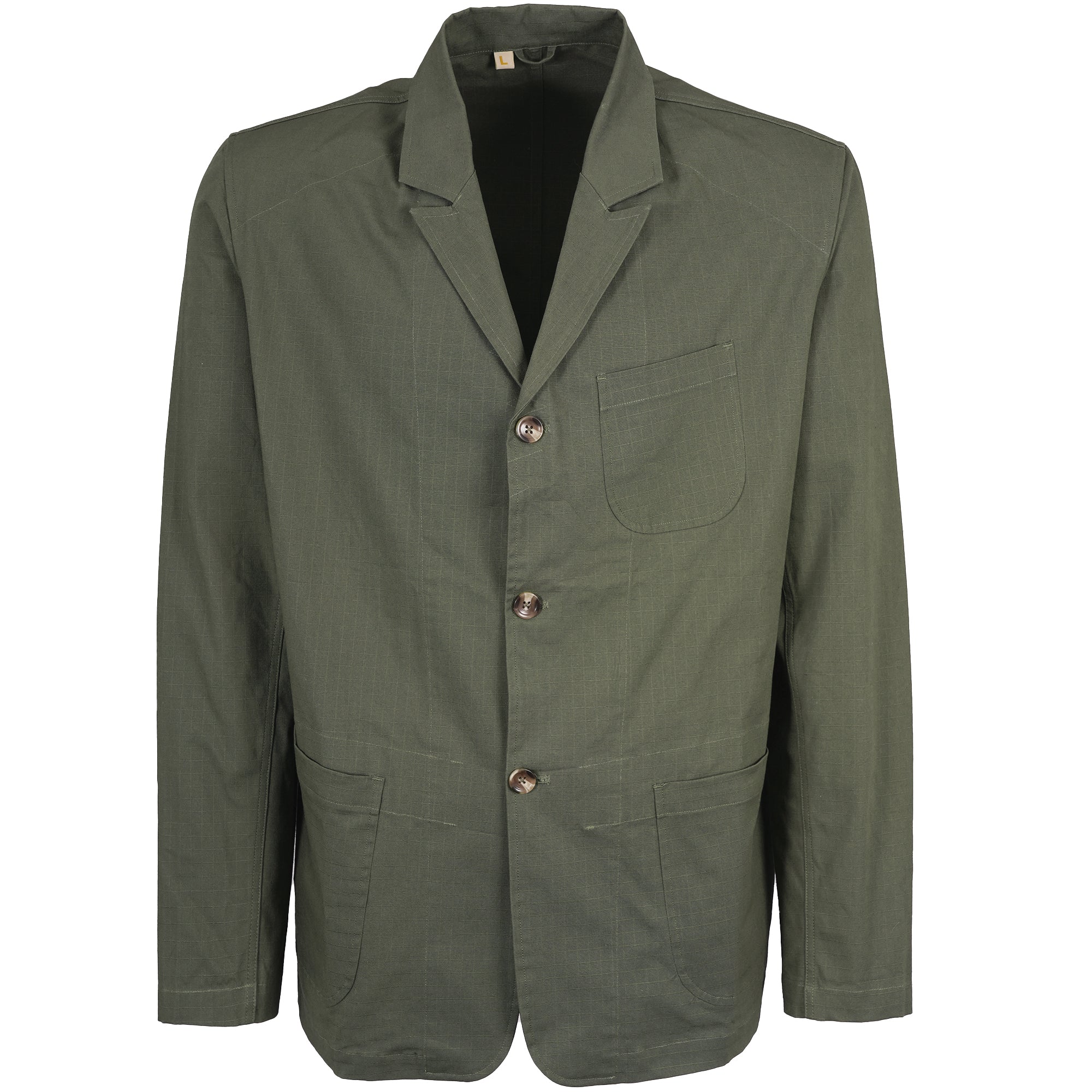 Real Hoxton Ripstop Engineer Jacket - Khaki Green