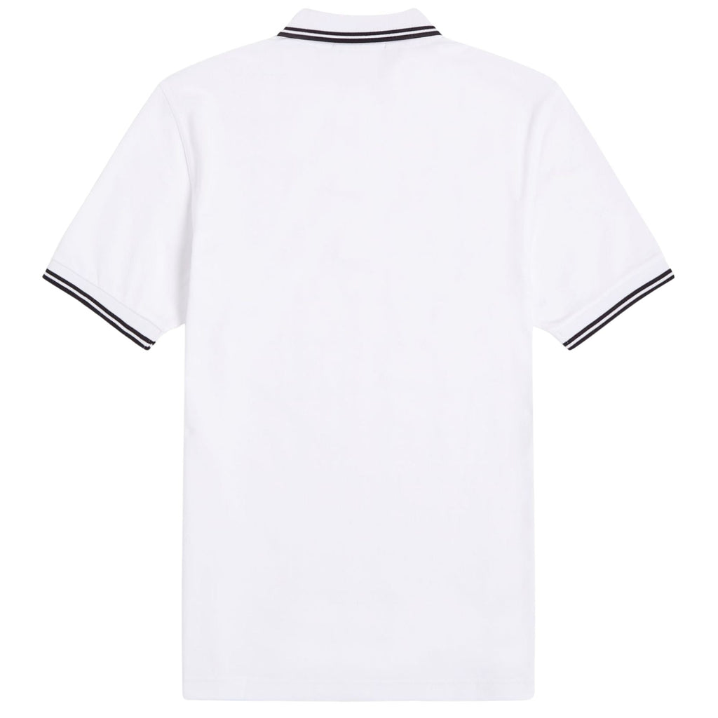 Fred Perry M3600 Twin Tipped Polo Shirt - White