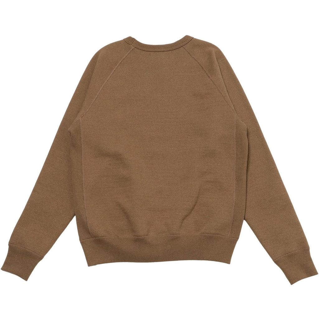Wonder Looper Double Heavyweight Iron Mordant Foxfibre Pullover Crewneck - Brown