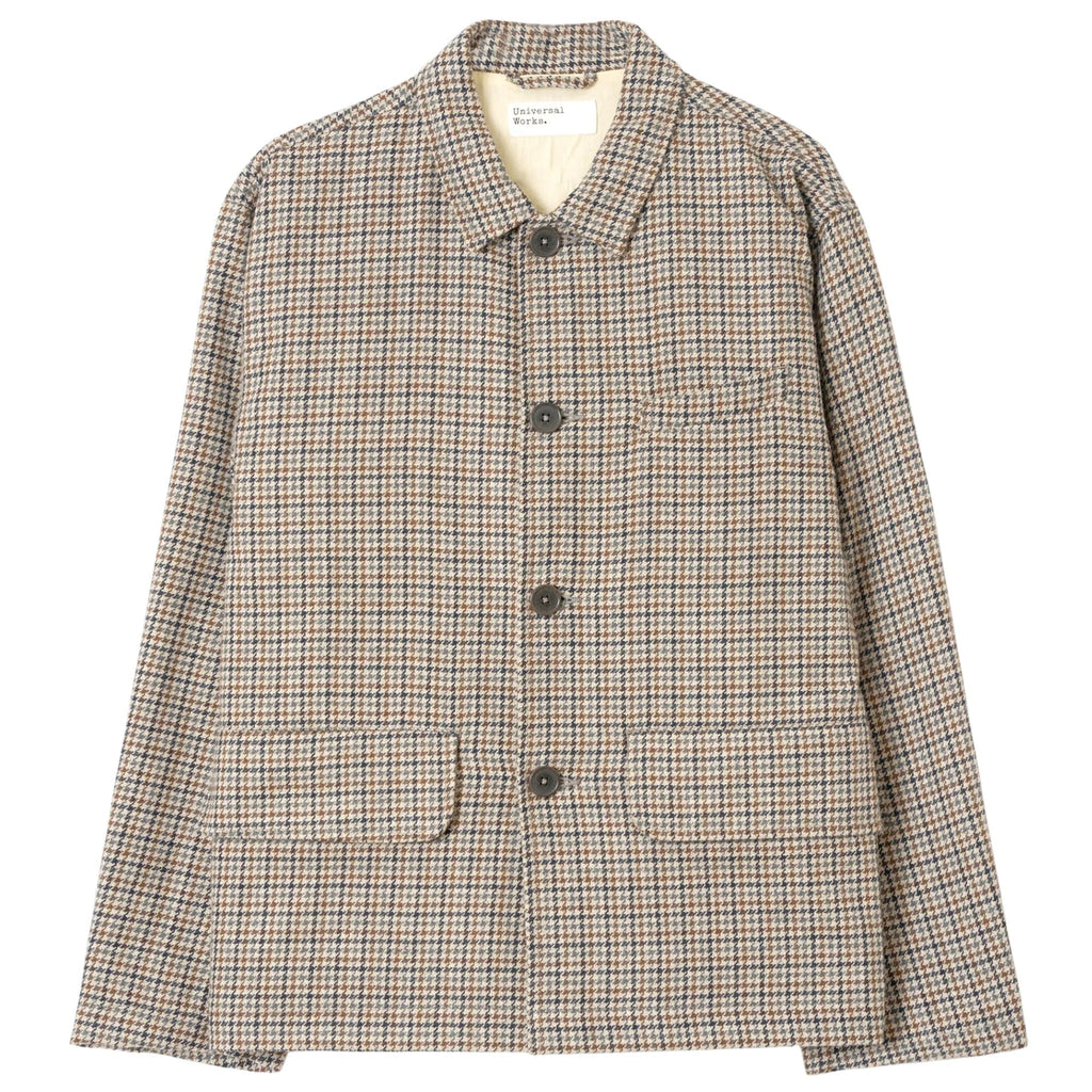 Universal Works Lester Dogtooth Franck Jacket - Tapue