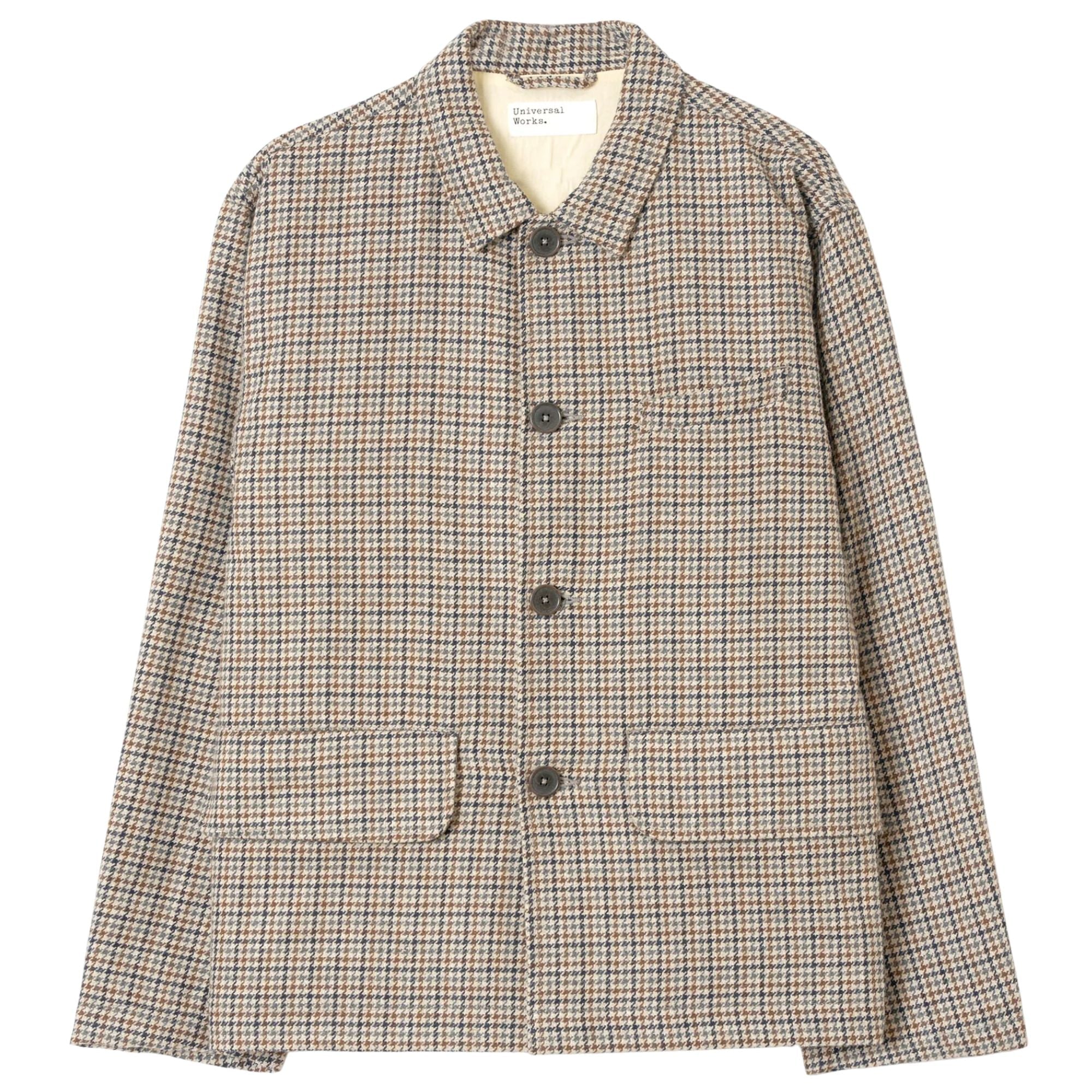 Universal Works Lester Dogtooth Franck Jacket - Tapue