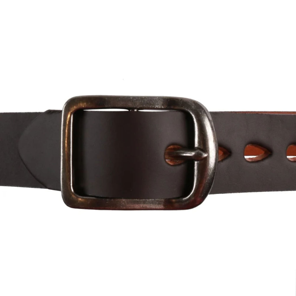 Naked and Famous Denim Bovine Thick Belt - Brown