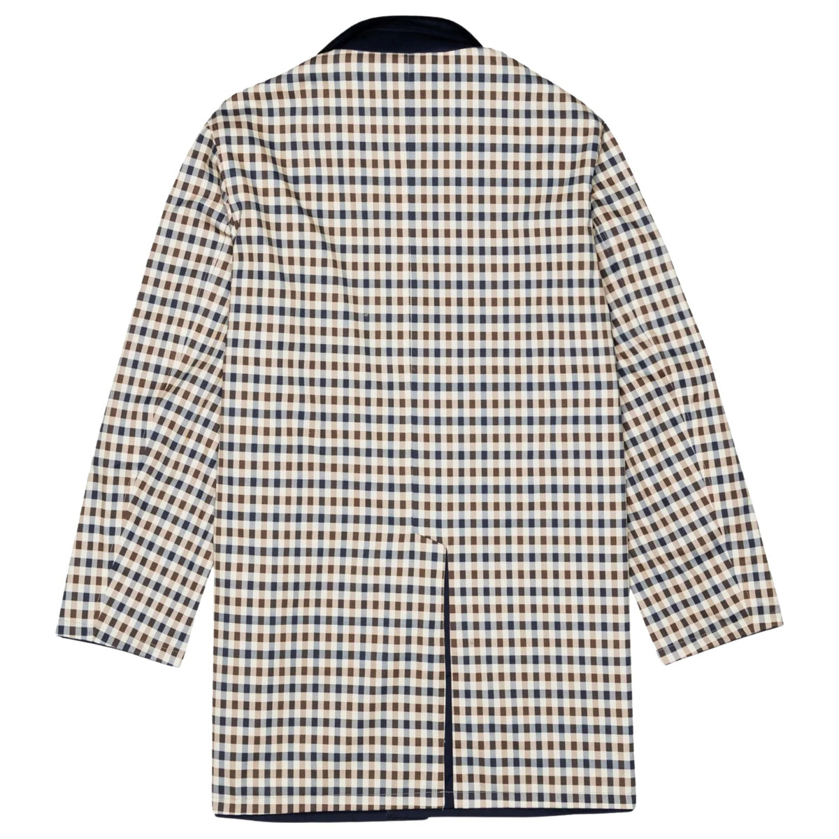 Aquascutum Archival Reversible Mid Coat - Navy