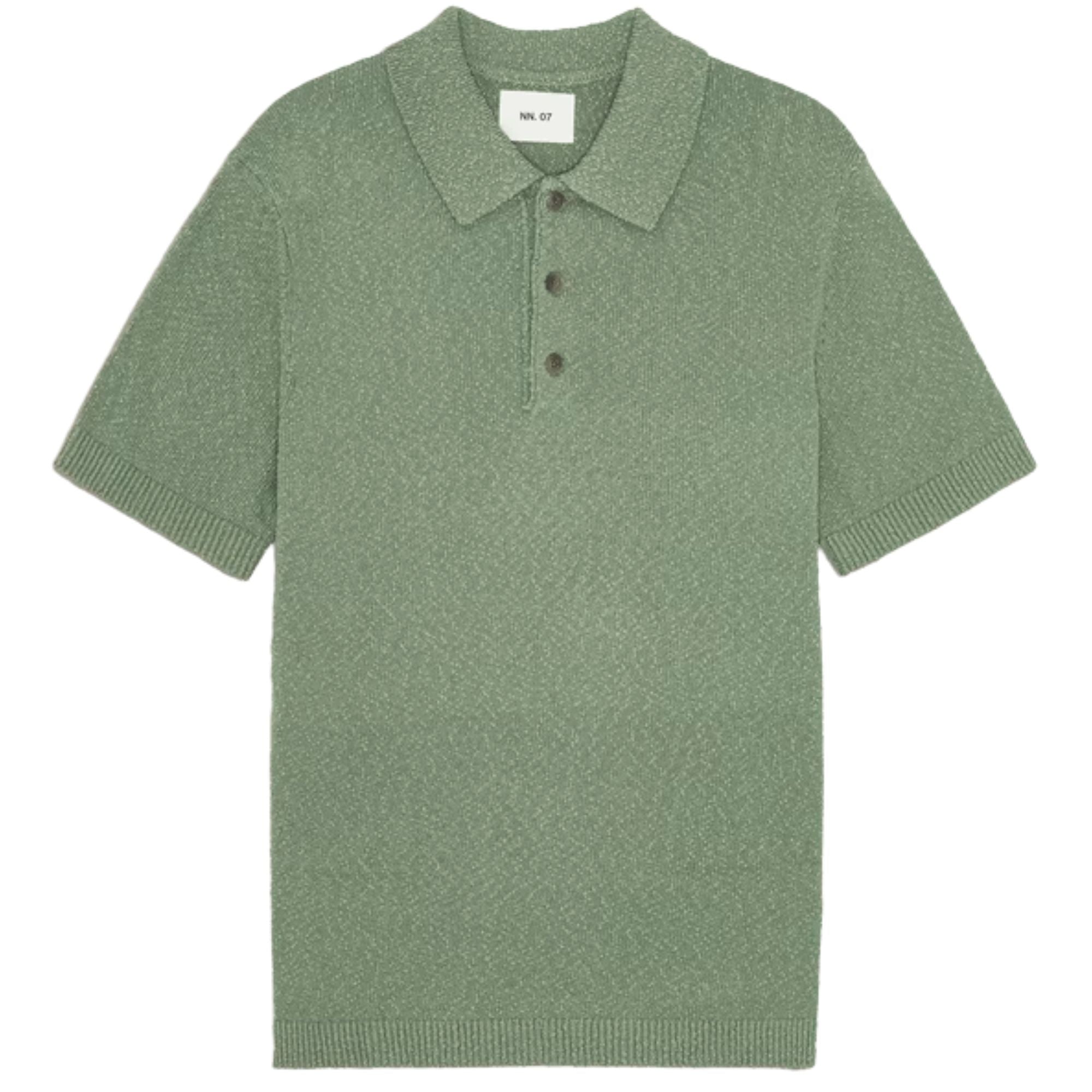 Randy Boucle Yarn Polo - Sea
