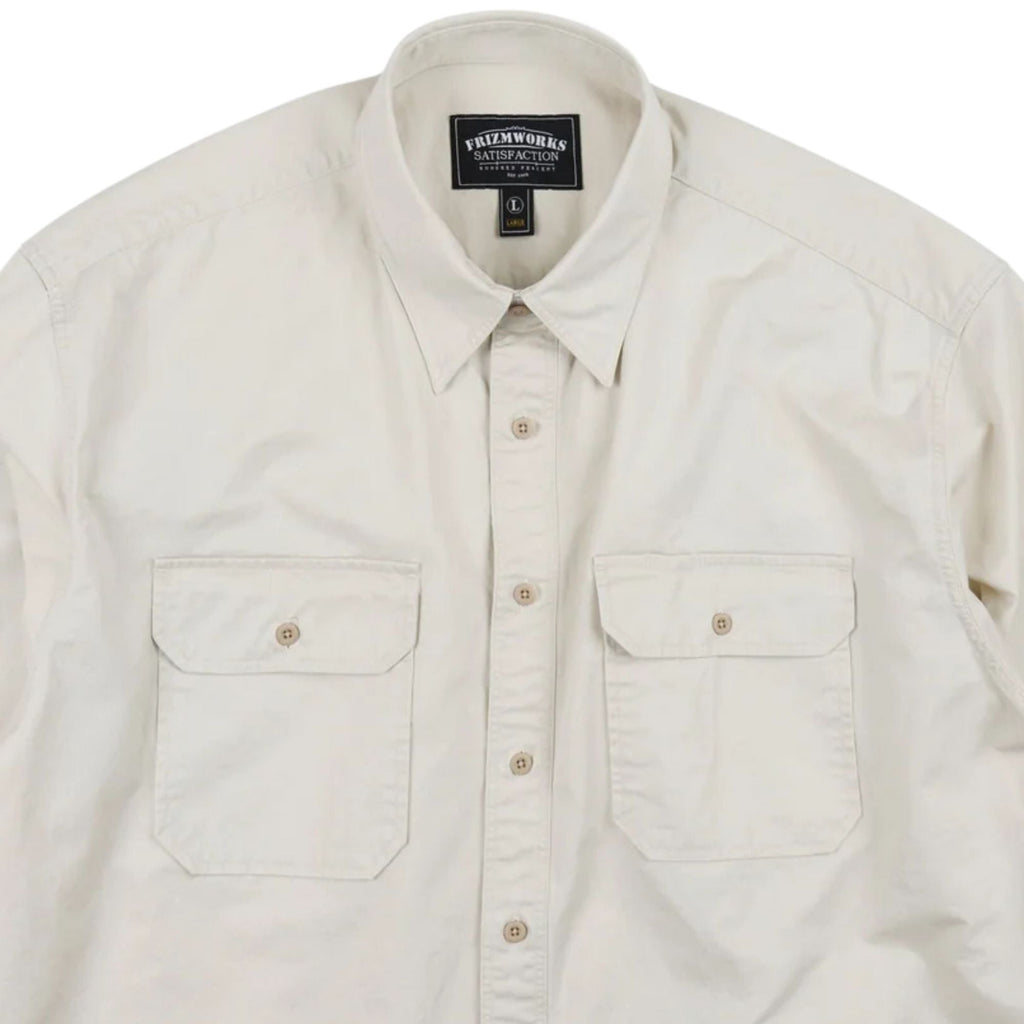 FrizmWORKS Chino Officer Shirt - Ivory