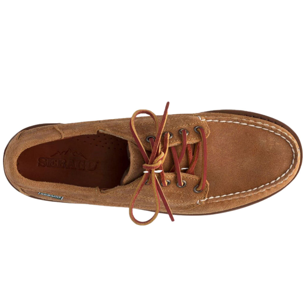 Sebago Askook Lug Suede Waxed Shoes - Beige Camel
