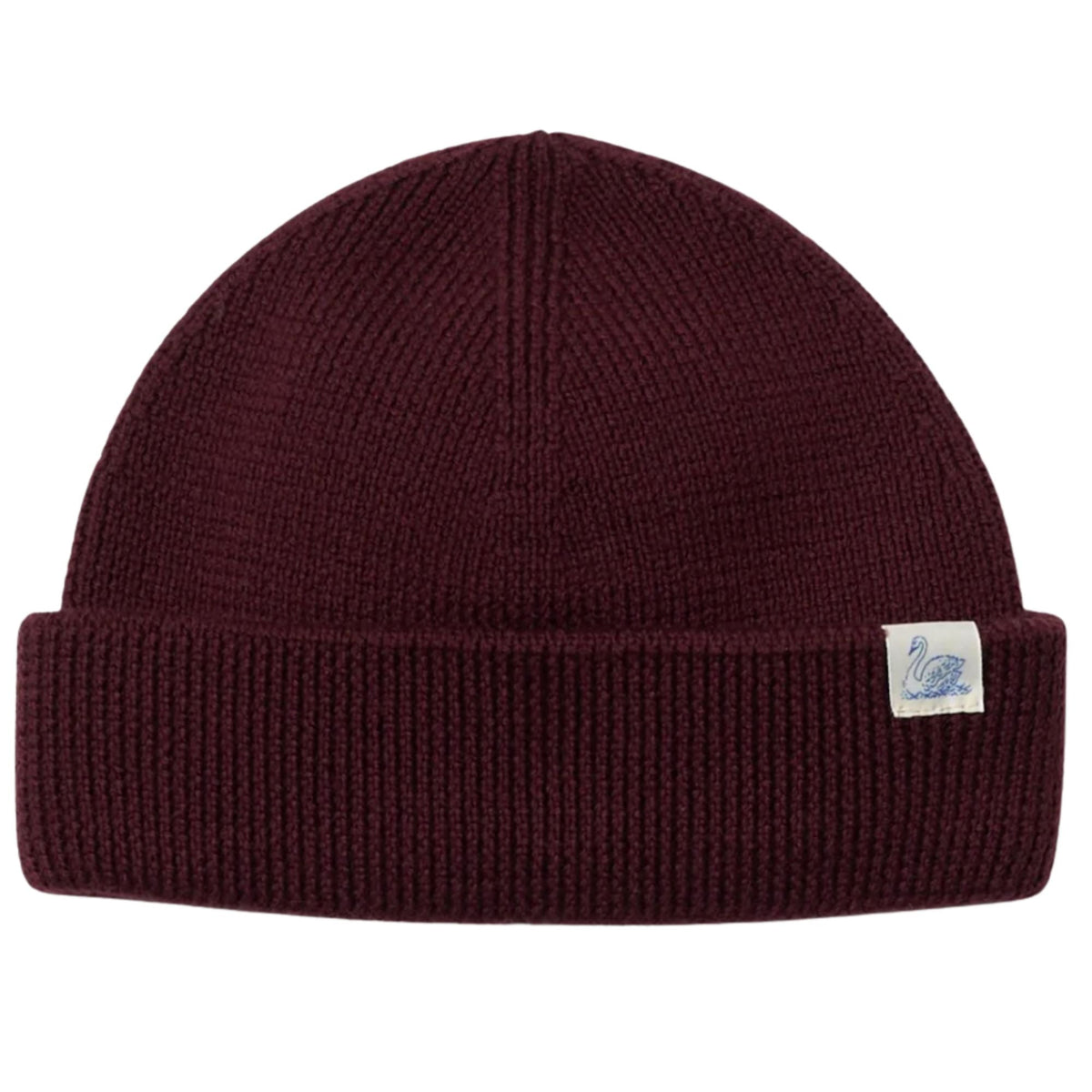 Merz b Schwanen Merino Wool Watch Cap - Burgundy