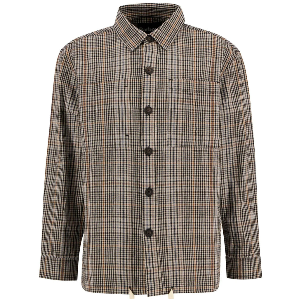 Barbour Fife Checked Overshirt - Neutral