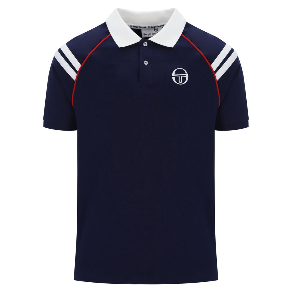 Sergio Tacchini New Cortona Polo Shirt - Maritime Blue