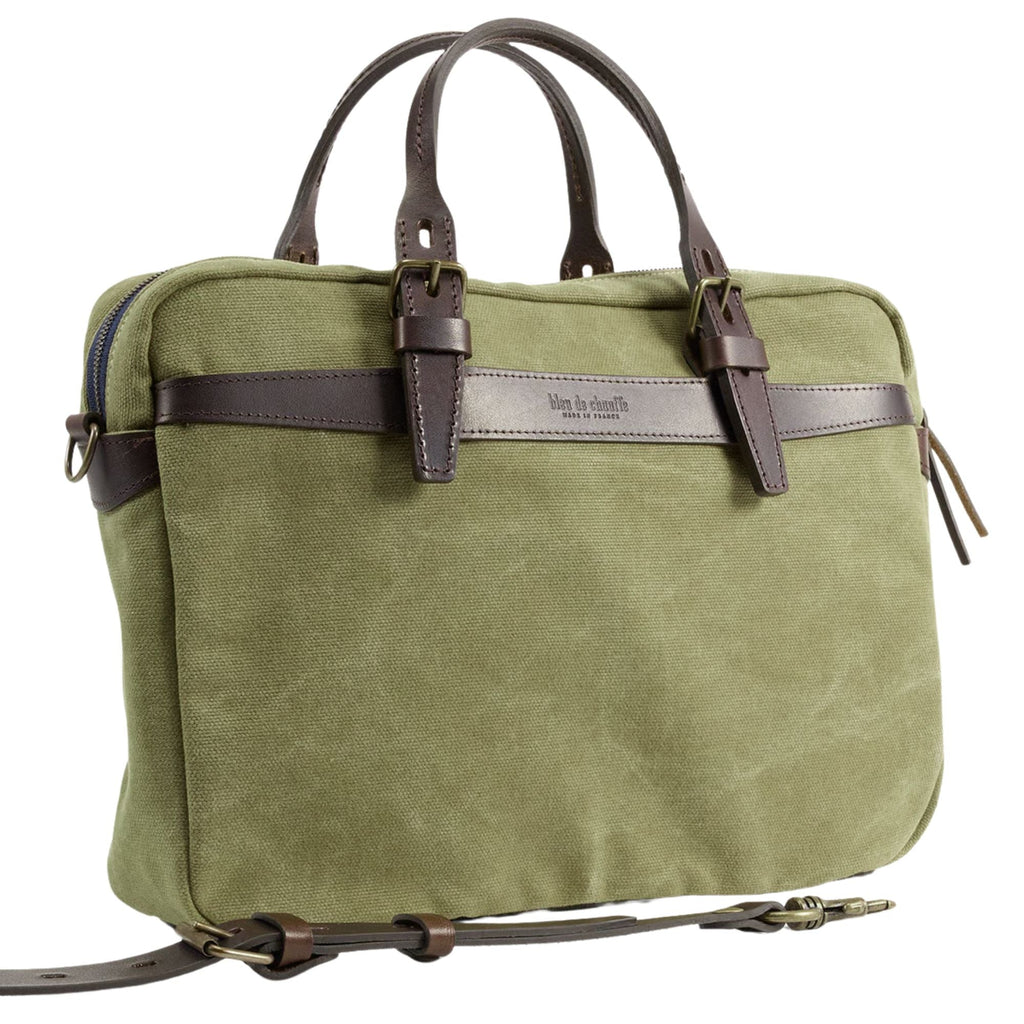 Bleu de Chauffe Sac Business Ledger Laptop Bag  - Khaki