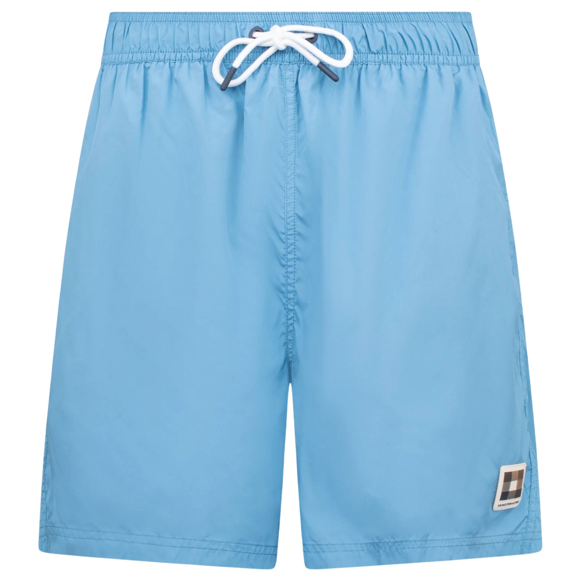 Aquascutum Club Check Pocket Beach Shorts - Avio Blue
