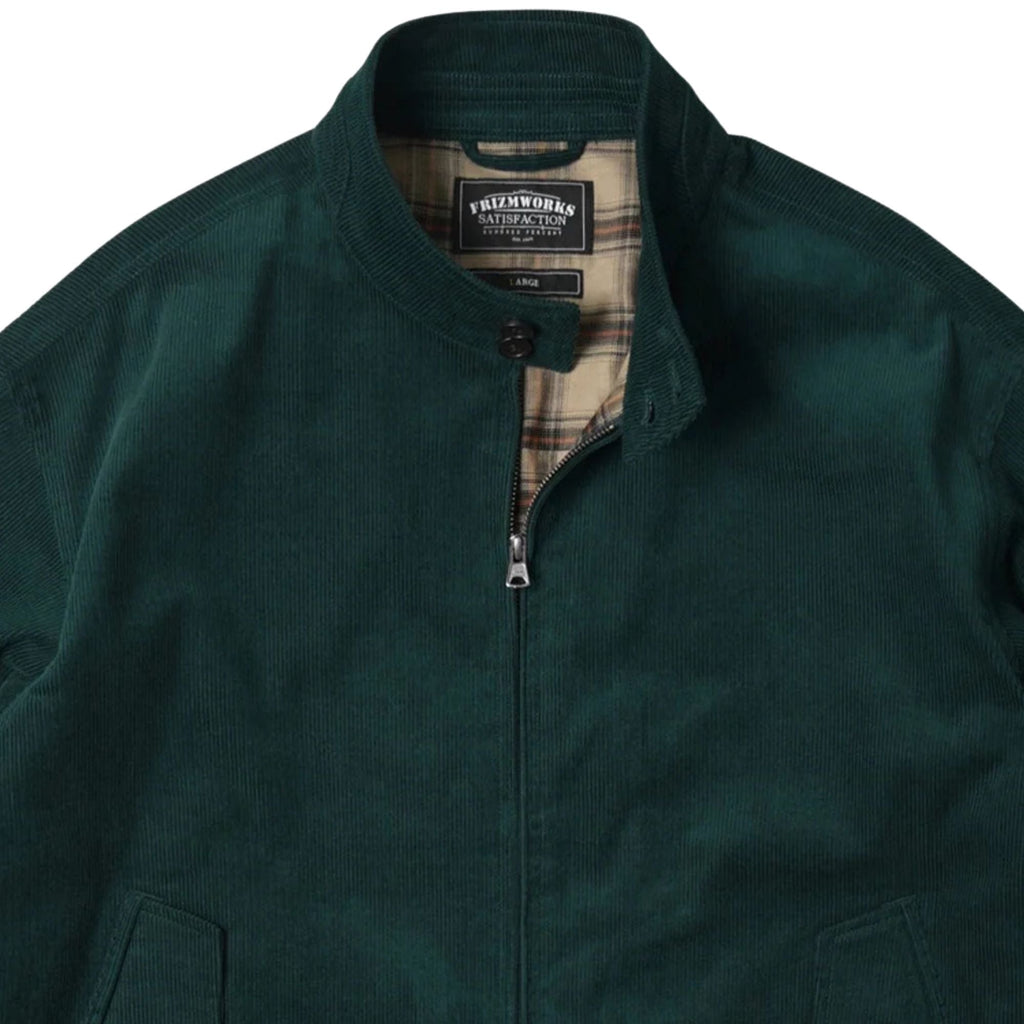 FrizmWORKS Corduroy Buddy Harrington Jacket - Dark Green