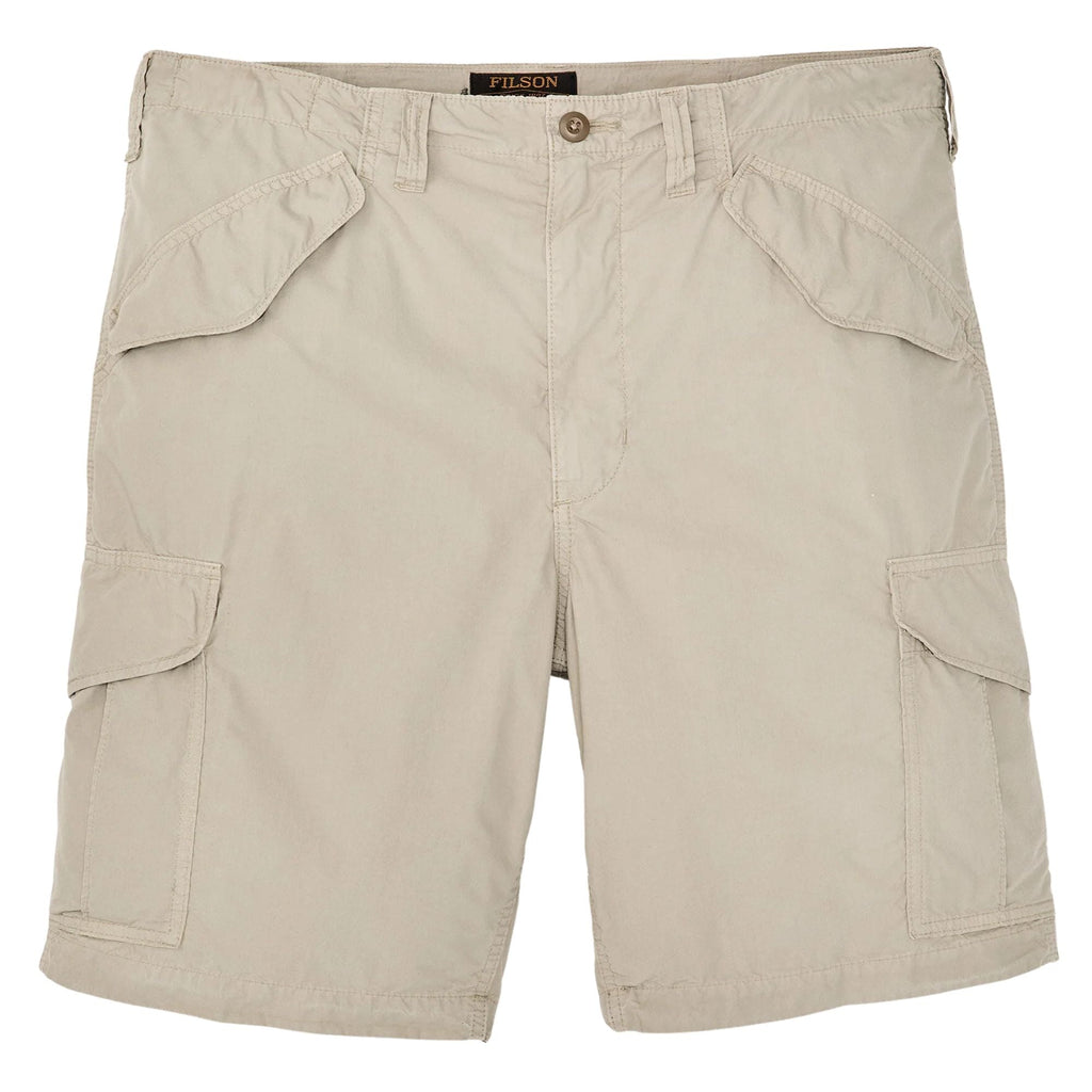Filson Tropical Poplin Cargo Shorts - Dried Sage