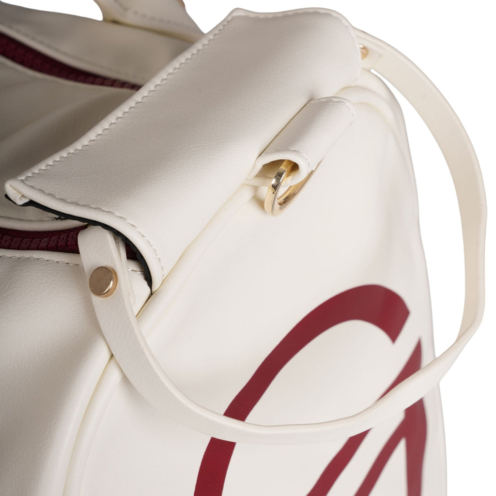 Sergio Tacchini x Stuarts x Stuarts Jorno Gym Holdall - Buttercream/Merlot