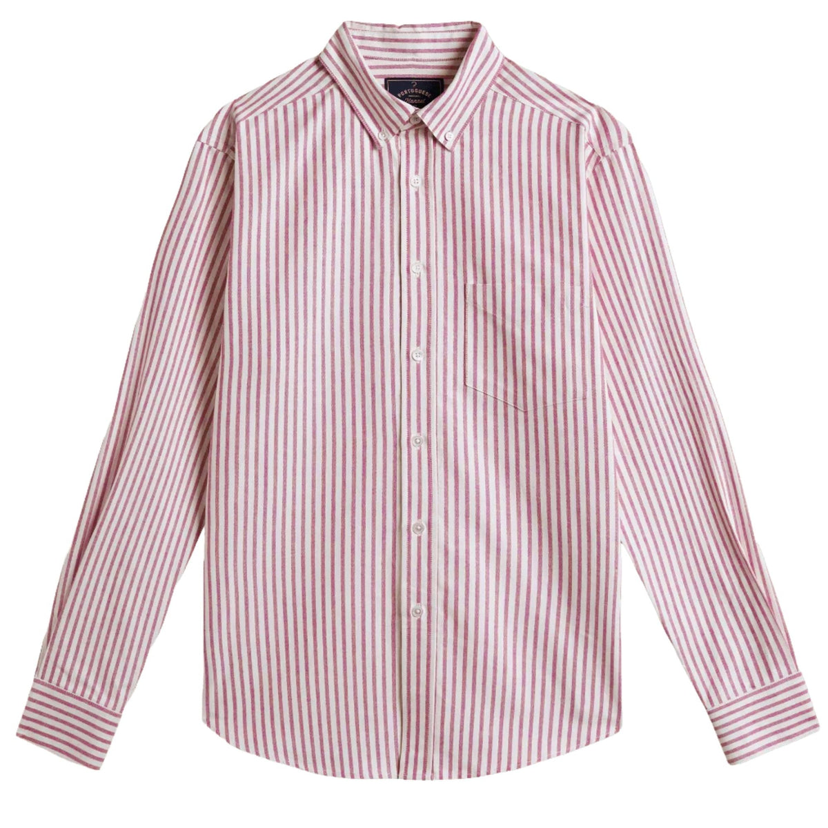 Portuguese Flannel Montebelo Stripe Shirt - Red