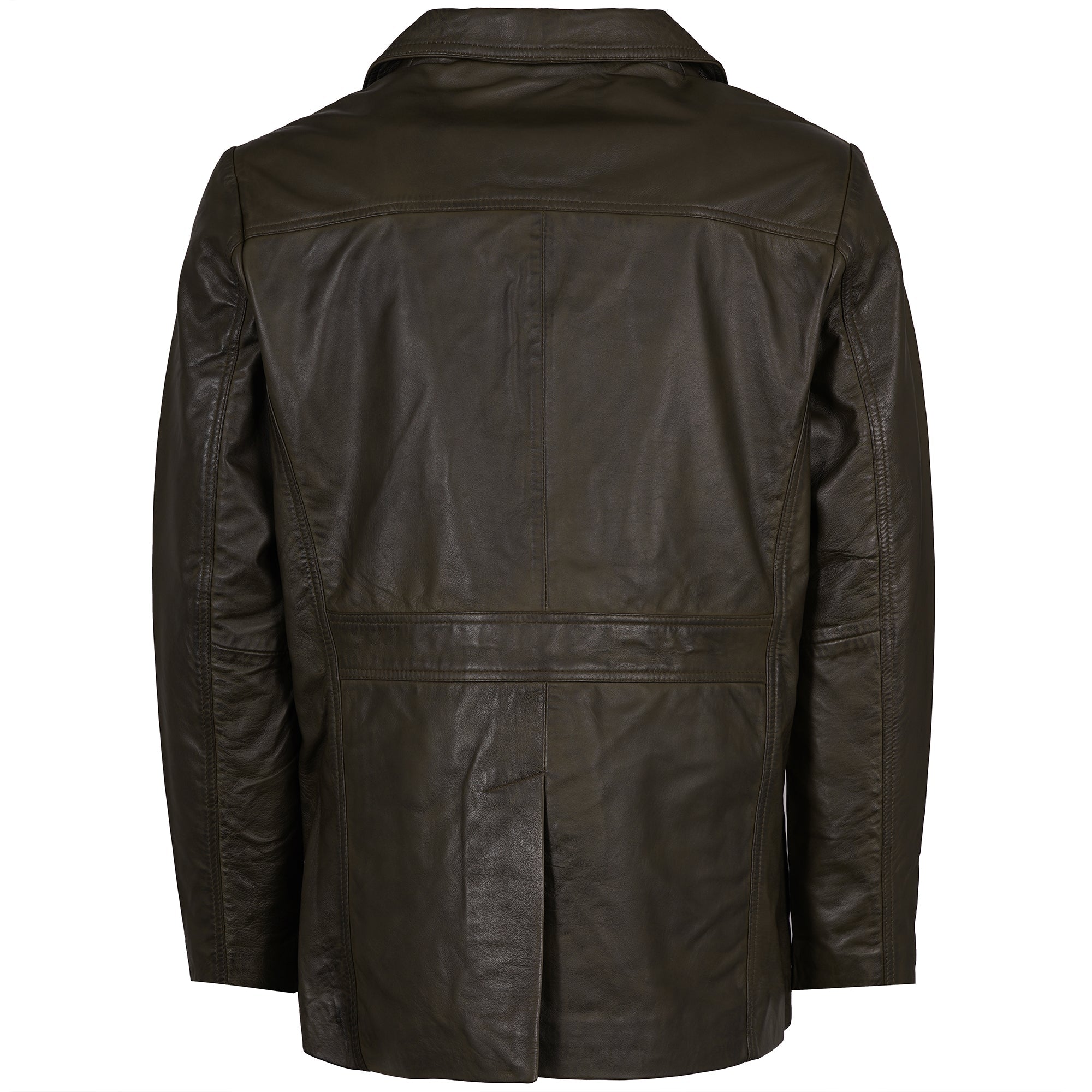 Real Hoxton Safari Leather Jacket - Brown