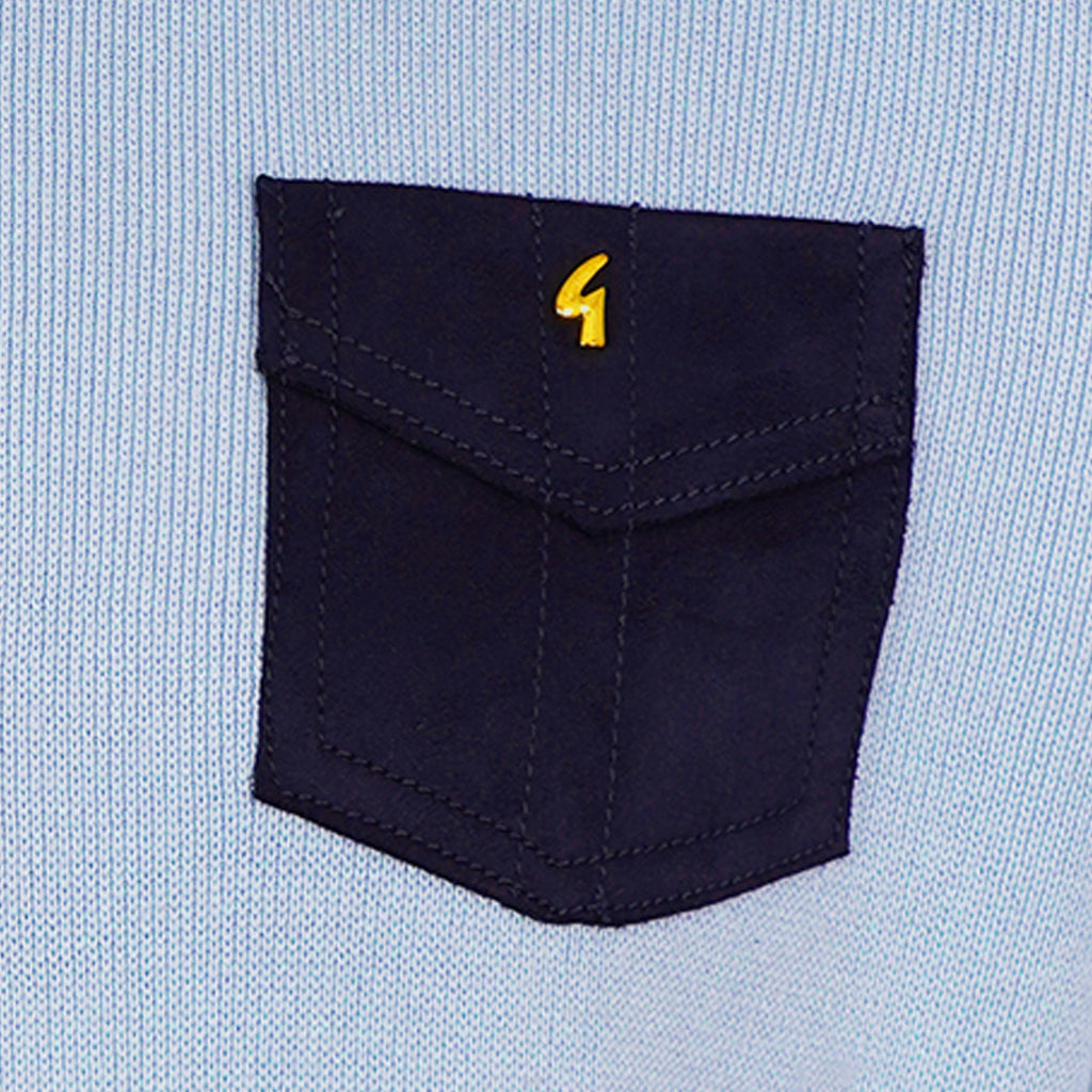Gabicci Vintage x Stuarts Jarvis Polo Shirt - Sky