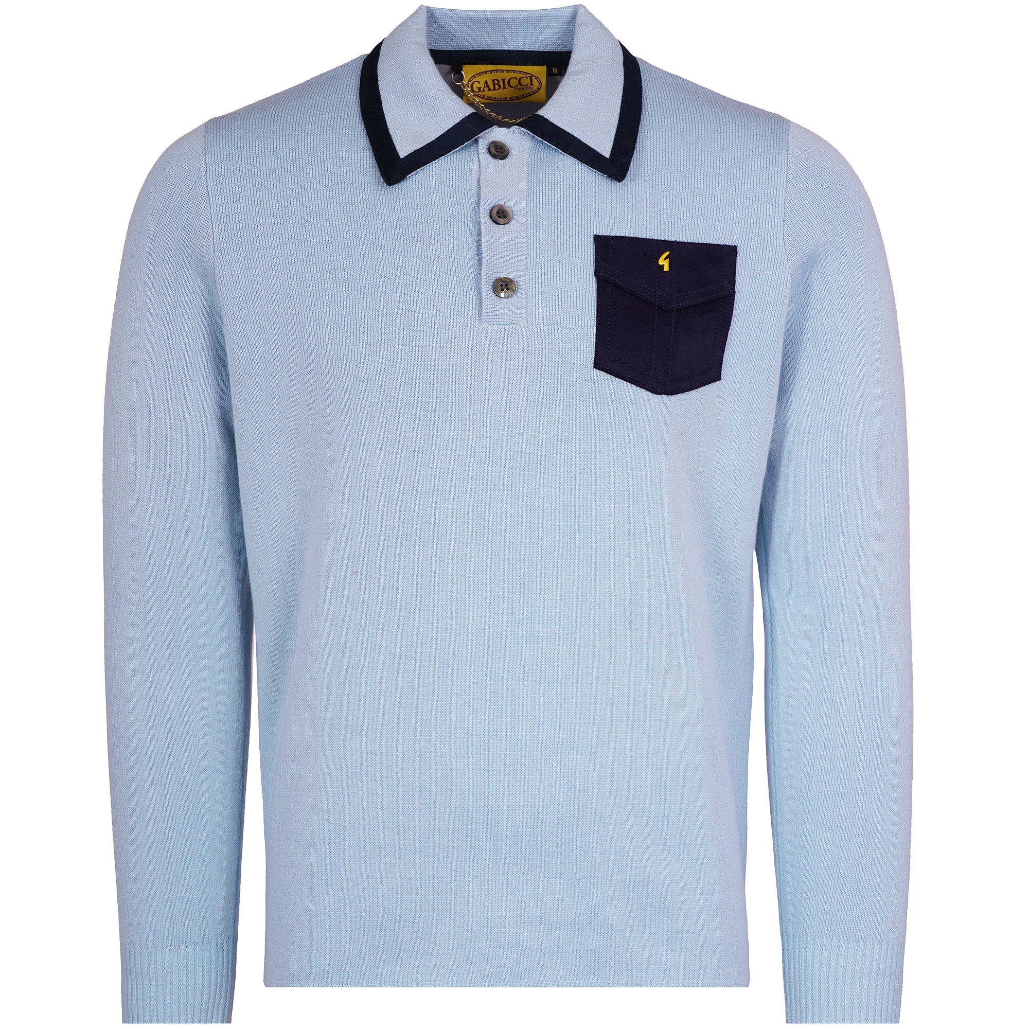 Gabicci Vintage x Stuarts Jarvis Polo Shirt - Sky