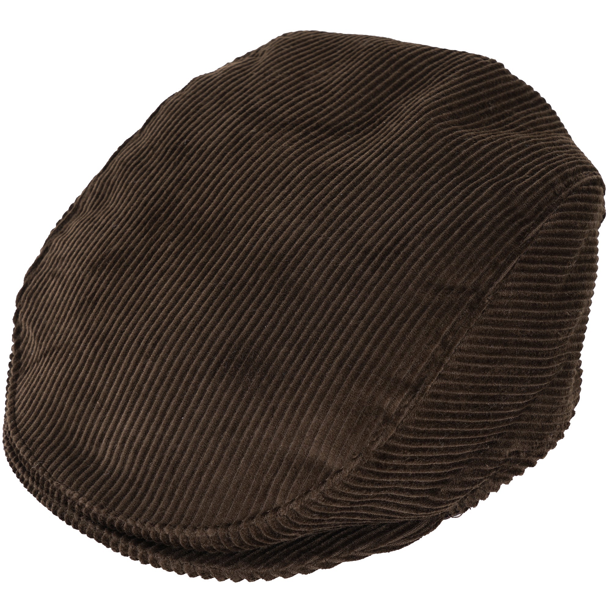 Dents Corduroy Flat Cap - Brown