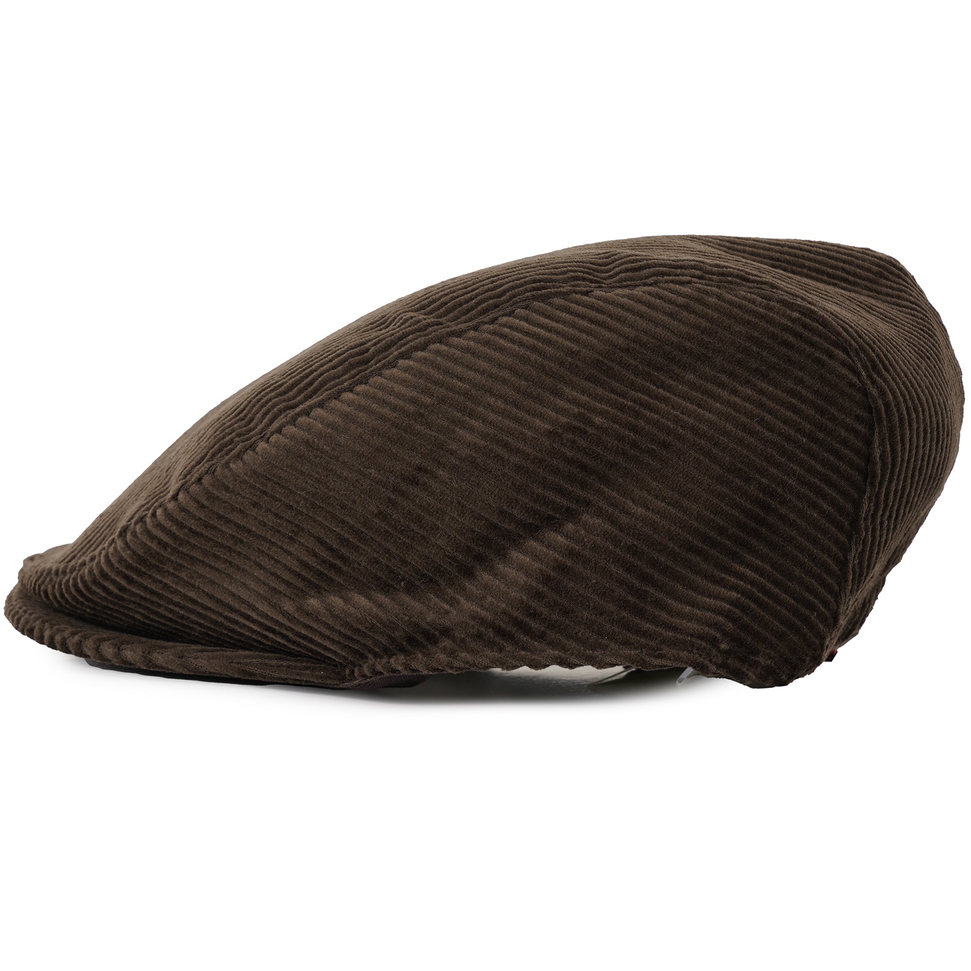 Dents Corduroy Flat Cap - Brown