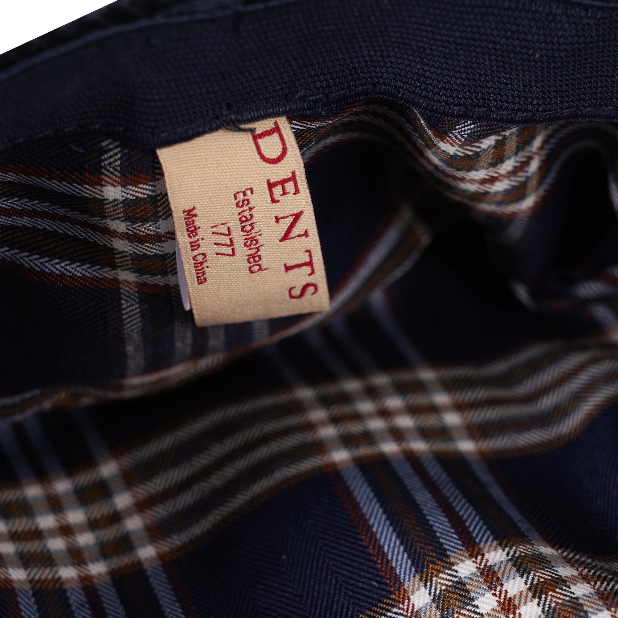 Dents Corduroy Flat Cap - Navy