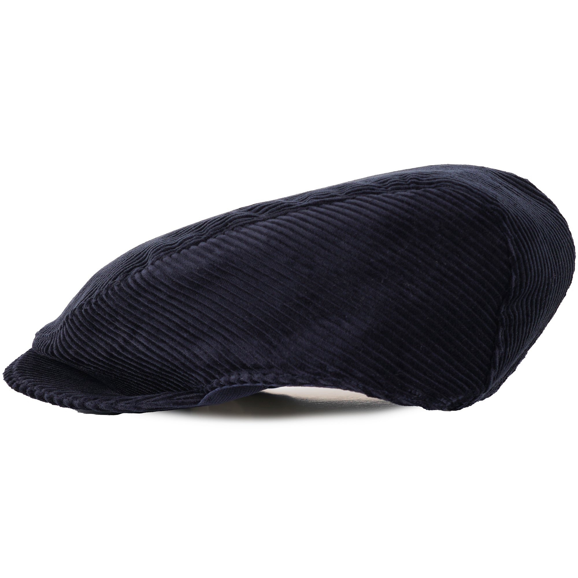 Dents Corduroy Flat Cap - Navy