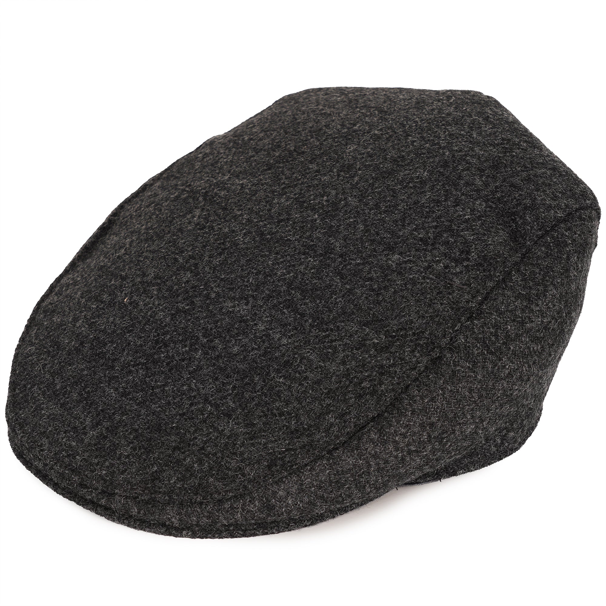 Dents Abraham Moon Flat Cap - Charcoal