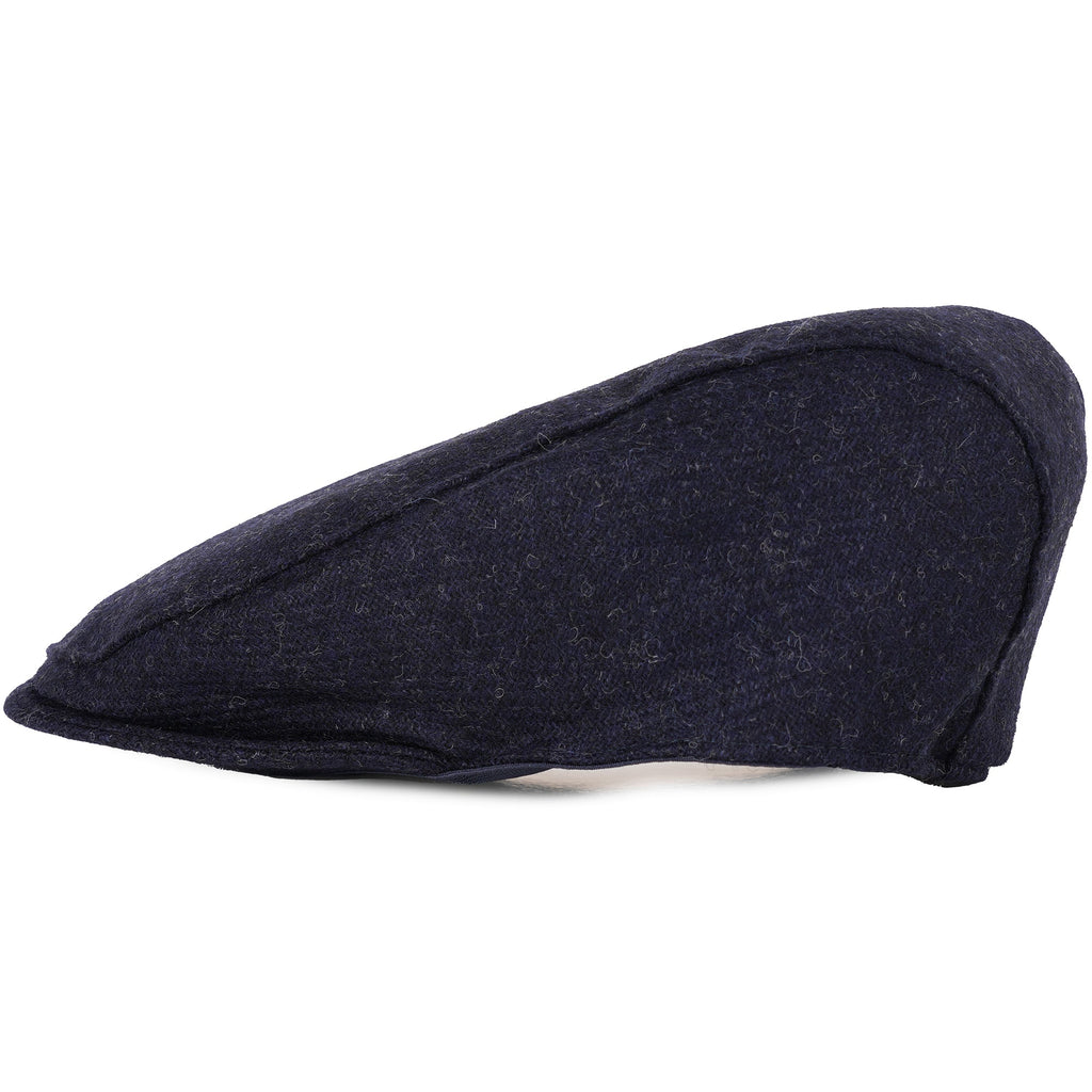 Dents Abraham Moon Flat Cap - Navy