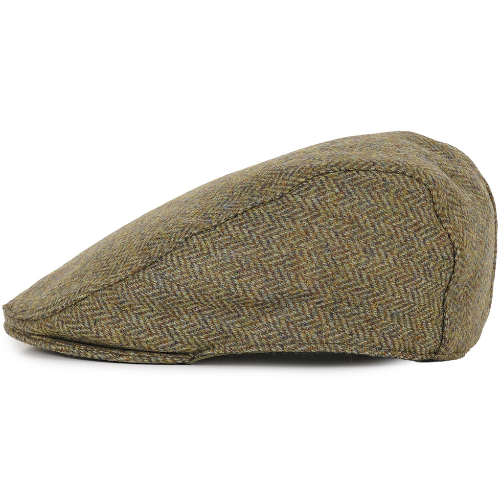 Dents Abraham Moon Flat Cap - Spruce