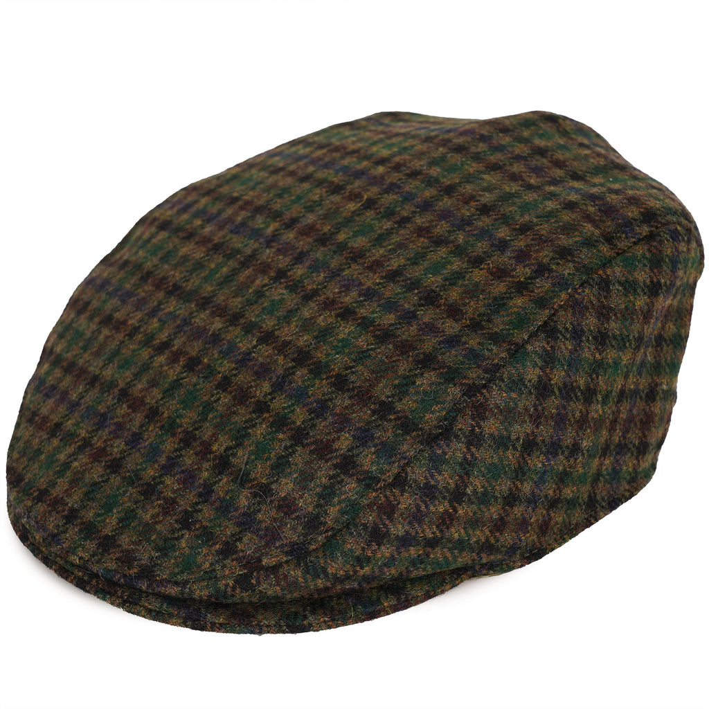 Dents Abraham Moon Flat Cap - Forest Green