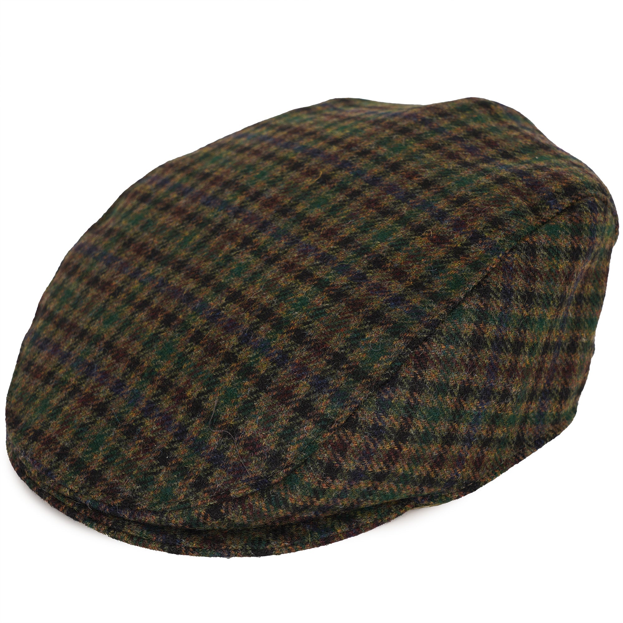 Dents Abraham Moon Flat Cap - Forest Green