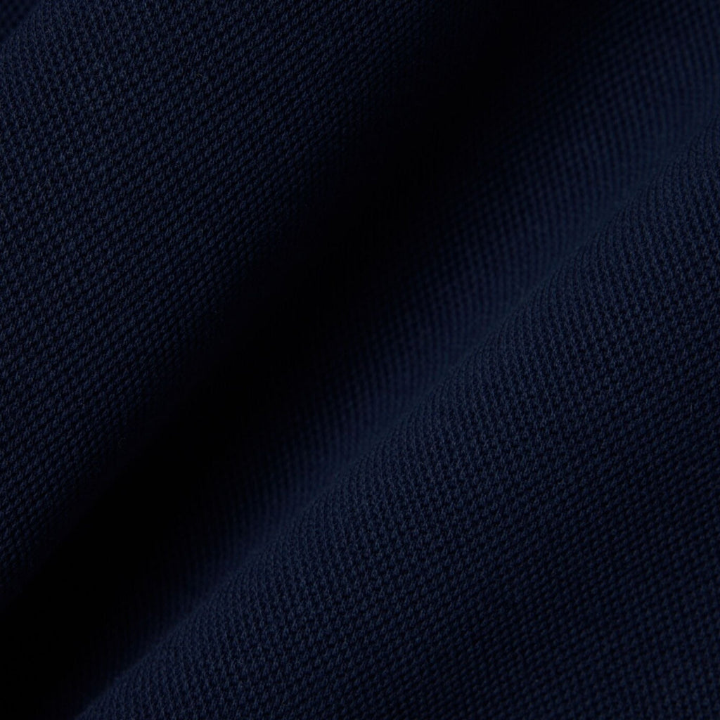 Lacoste Polo Collar Piqué Sweatshirt - Midnight Blue