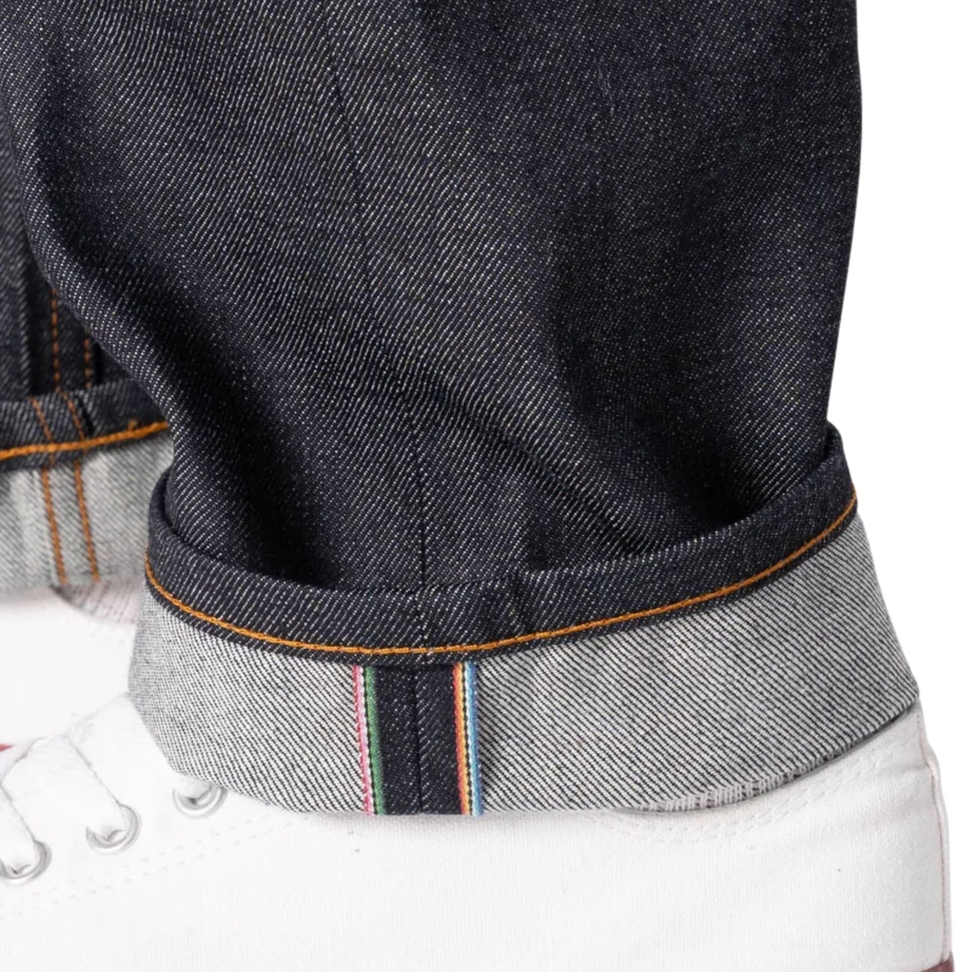 Naked and Famous Denim Weird Guy Dia De Los Muertos Selvedge - Indigo