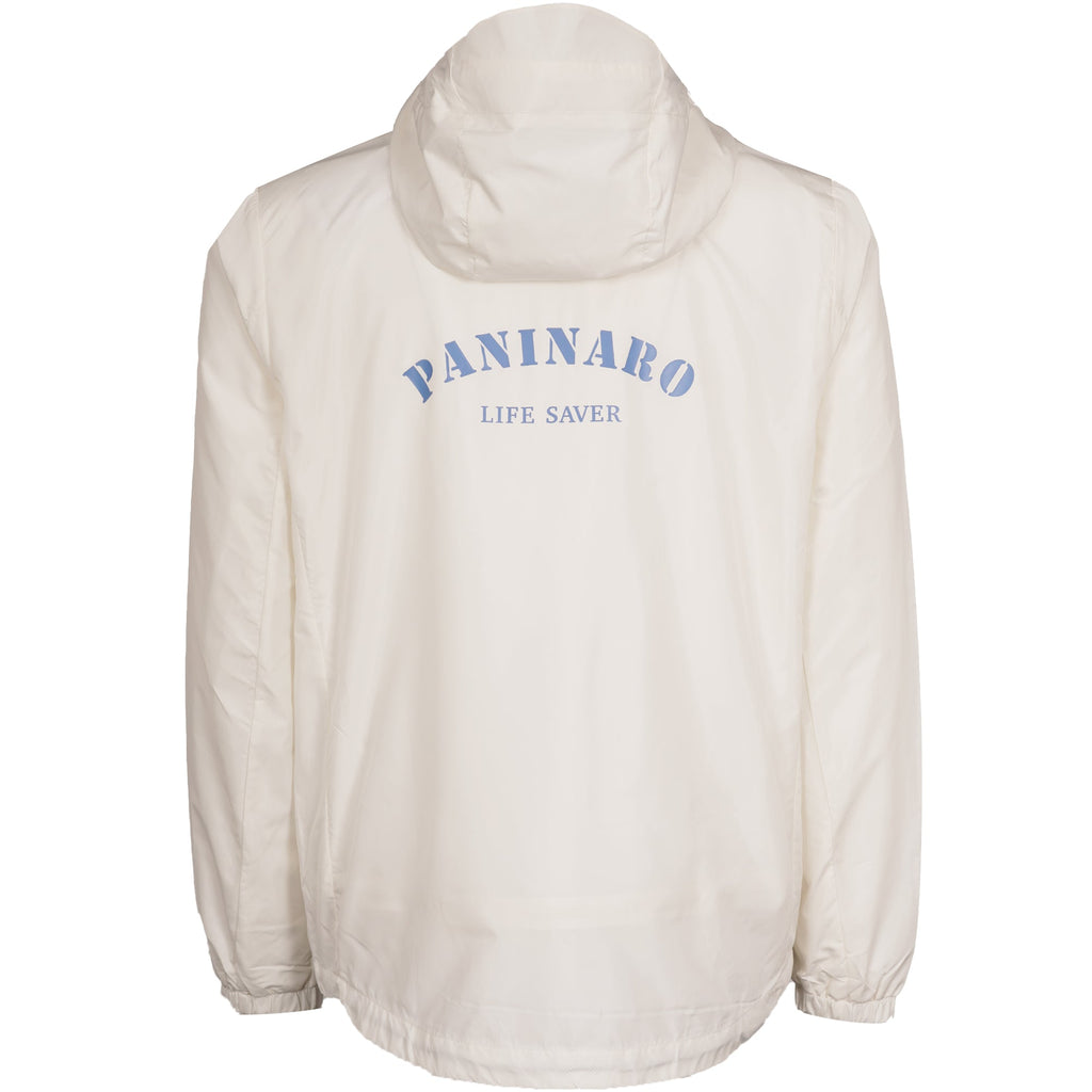 Paninaro Life Saver Hooded Jacket - White/Blue